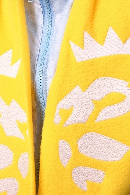 Шарф флисовый однослойный 15х100 см, однотонный "Lion king"#3