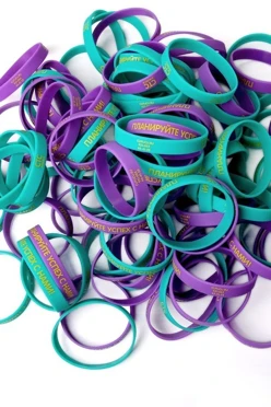 Купить силиконовый браслет стандартный "cutucu"