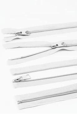 Купить молнию спираль тип 5 разъемную 40 см, белую (11-0601TPG)