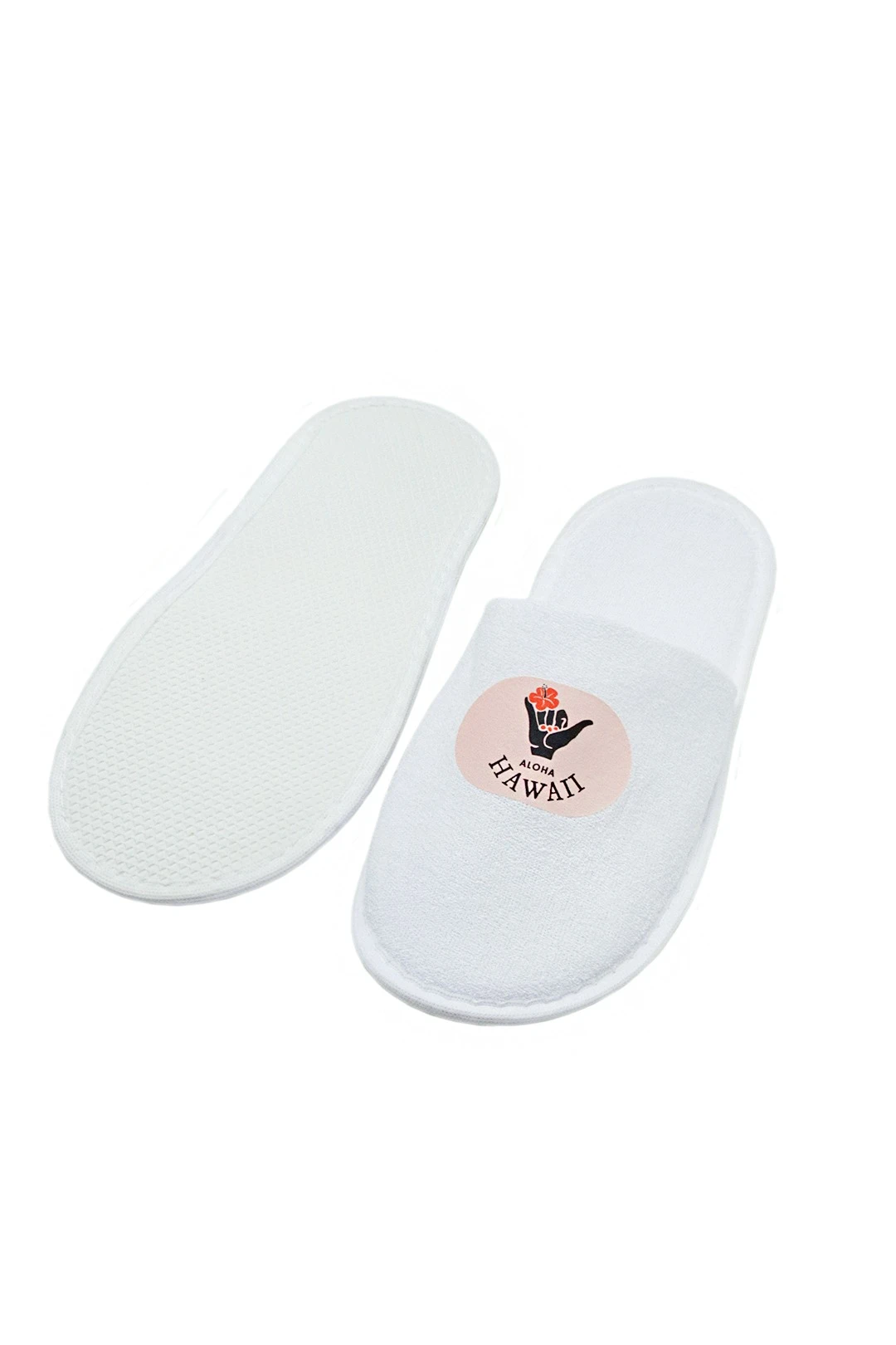 Тапочки махровые закрытый носок, с печатью#4