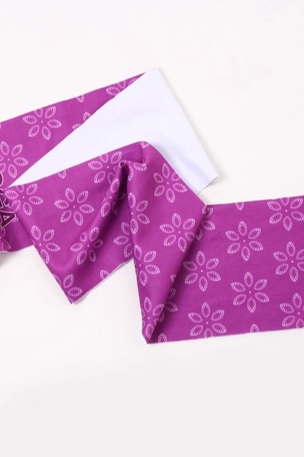 Шарф однослойный утепленный 15х150 см, с полной запечаткой "Yoga"#8