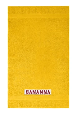 Купить полотенце махровое 50х90 см с вышивкой (Ituma), желтое