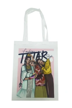 Купить сумку Румми из канваса 25х35 см, печать с одной стороны "Tatar"