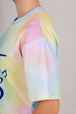 Футболка Теренс оверсайз женская из футера хб с полной запечаткой#2