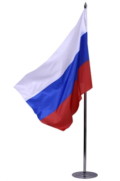 Купить флаг России печатный 90х135 см шелк