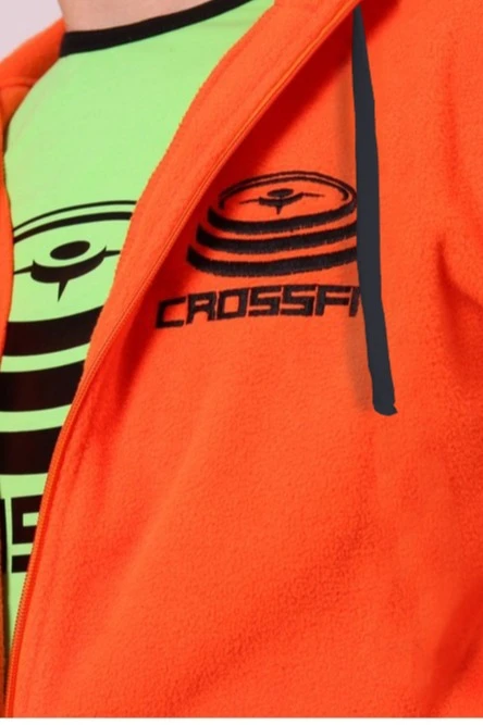 Толстовка Харисон флисовая с капюшоном унисекс, однотонная"Crossfit"#3