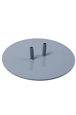 Купить Основание металлическое Диск 2 штока, серый