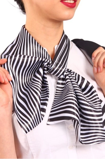 Косынка Франтон 30х40 см, с полной запечаткой "Zebra"#1