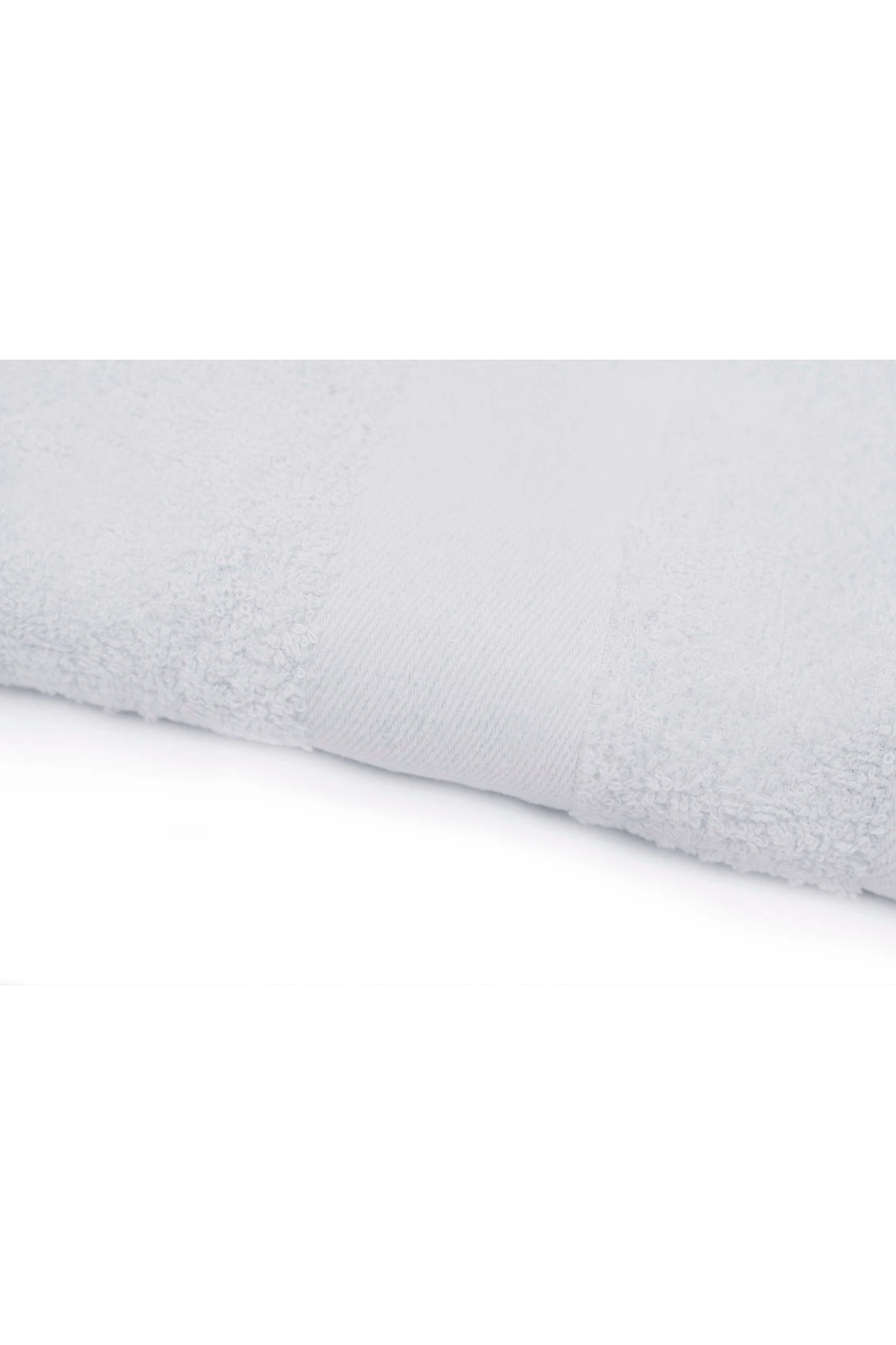Полотенце махровое 50х90 см (Color), белое#2