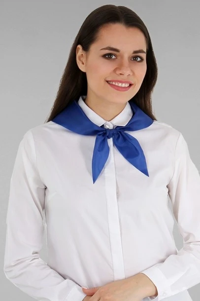 Купить косынку Лолла 70х70х100 см синюю