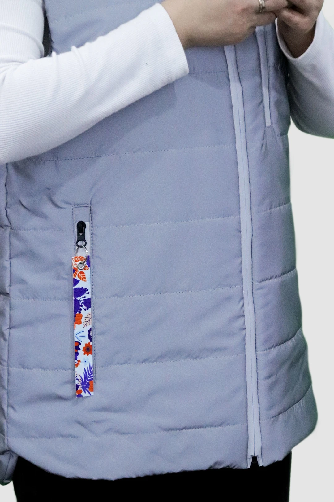 Купить ремувку-шеврон 2х15 см с люверсом "Tropical Leaves"