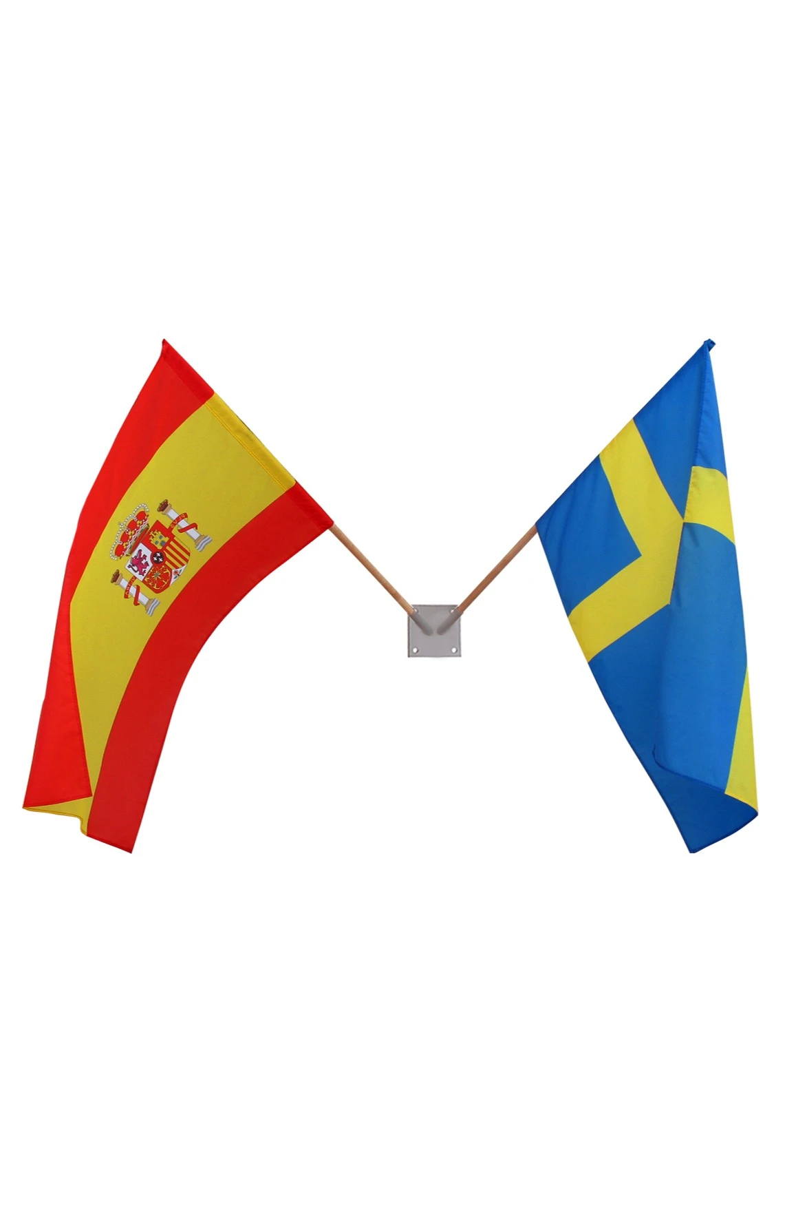 Кронштейн уличный настенный на 2 штока с алюминиевым древком 2 м#1