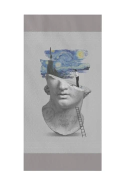 Купить полотенце махровое 70х140 cм (Ituma) c принтом "David" Купить полотенце махровое 70х140 cм (Ituma) c принтом "David"