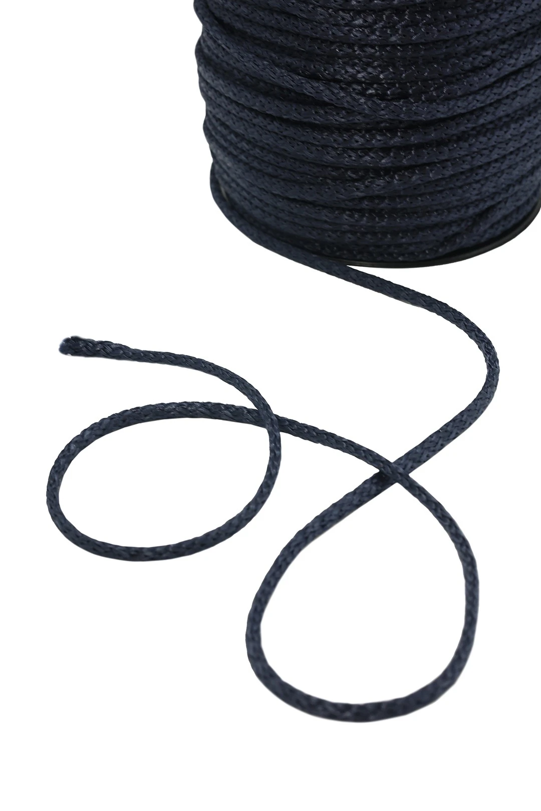 Шнур круглый с сердечником 100% ПЭ, 5 мм василек _COPY_1