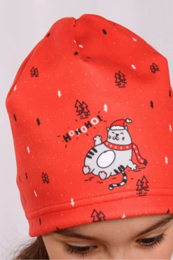 Шапка Лав флисовая однослойная детская, с полной запечаткой#2 Шапка Лав флисовая однослойная детская, с полной запечаткой#2