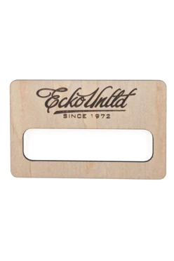 Купить бейдж из фанеры с гравировкой "EckoUnltd"