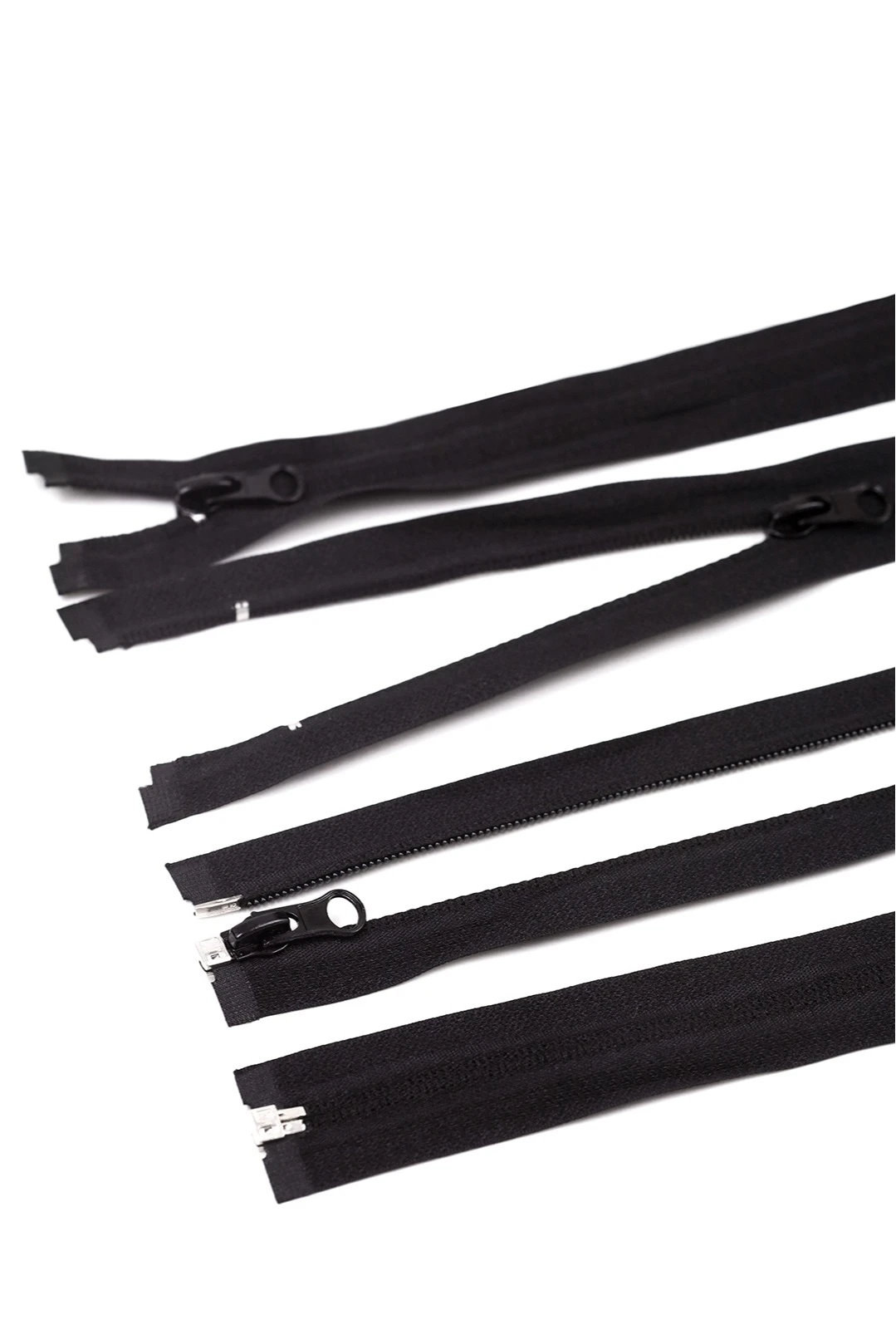 Молния спиральная реверсивная разъемная 80 см, тип 5, черная#1