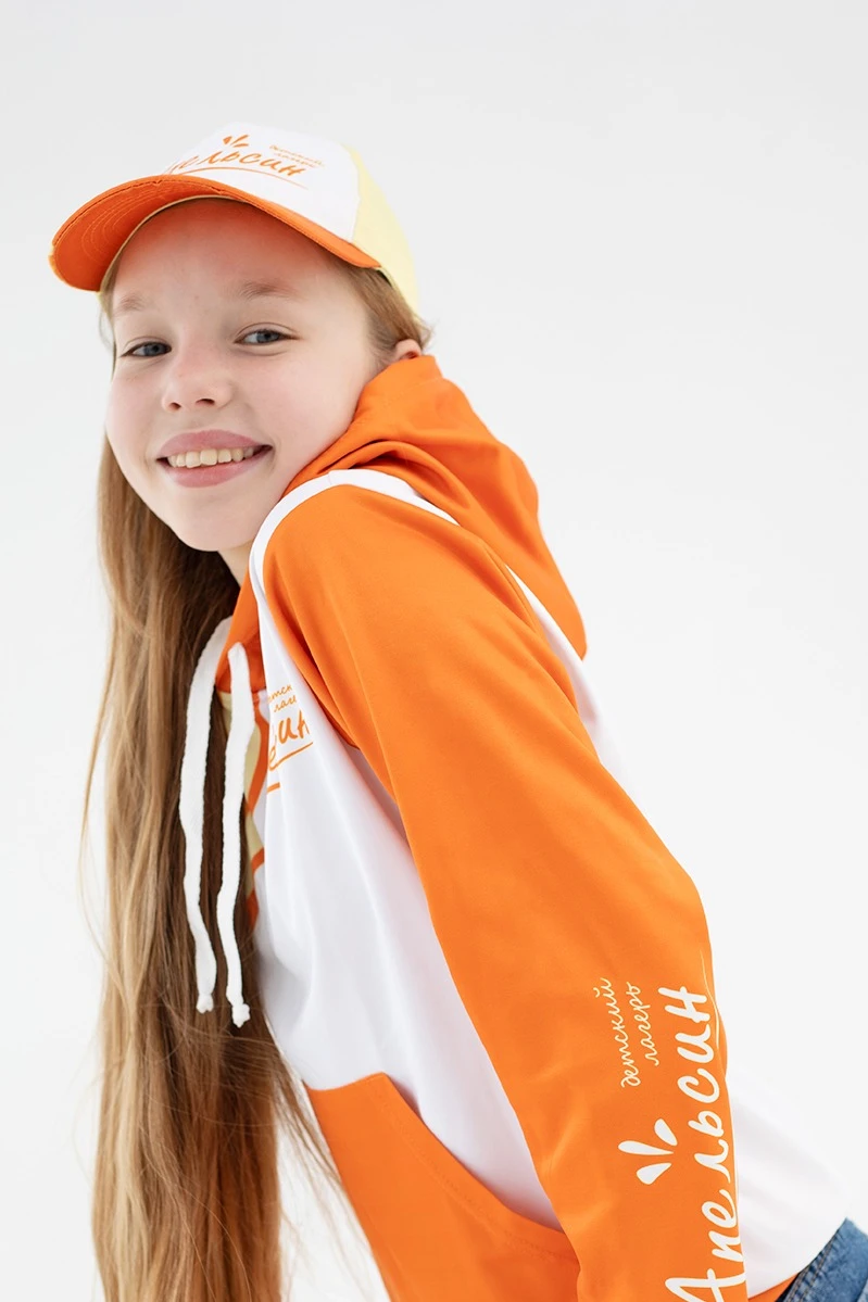 Бейсболка Стандарт детская с полной запечаткой (полиэстер) "Orange"#3