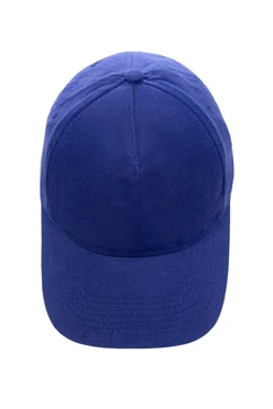 Купить бейсболку Спайк пятиклинку взрослая, однотонная синяя