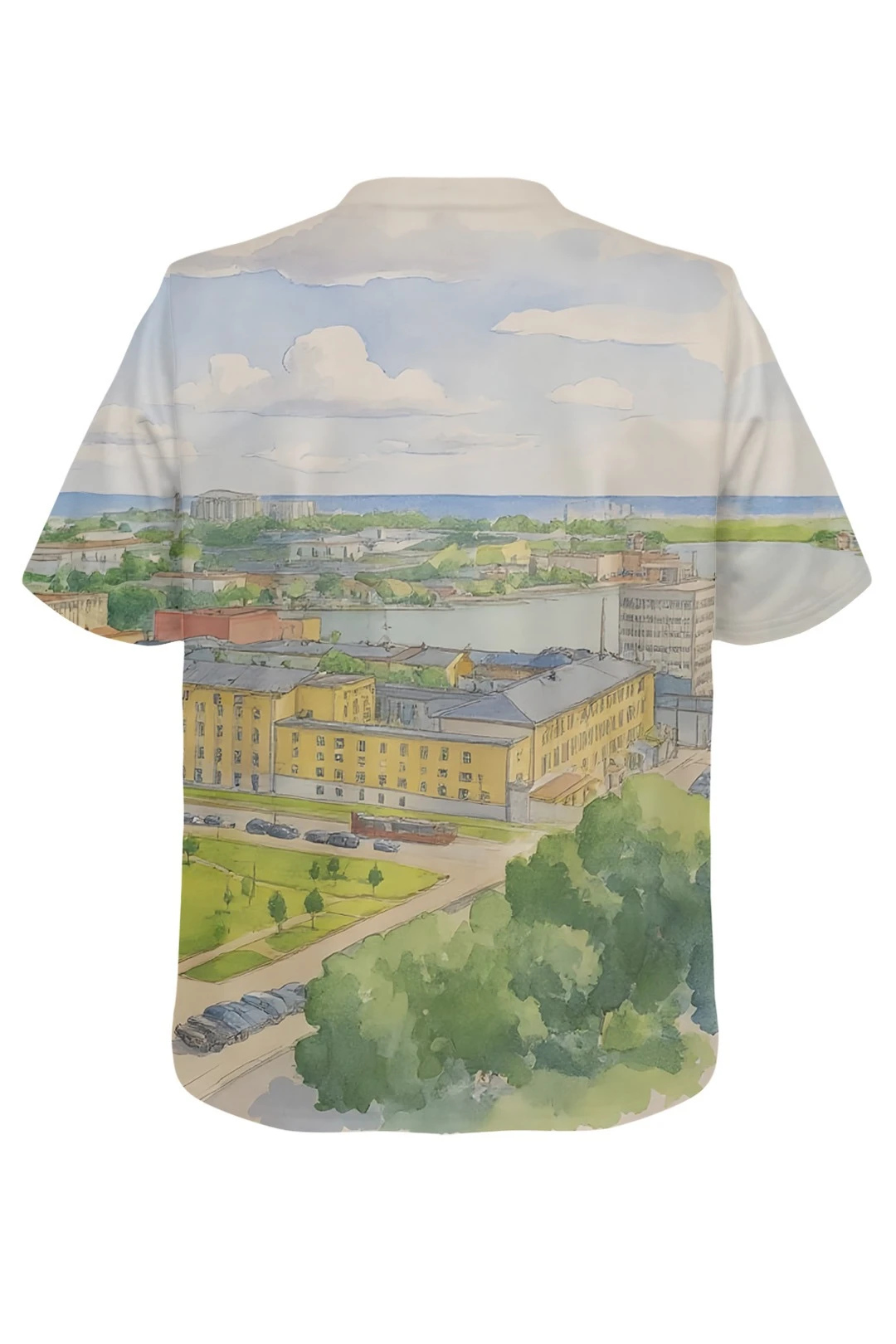 Купить футболку Теренс оверсайз из футера хб унисекс с принтом "Udmurtia"