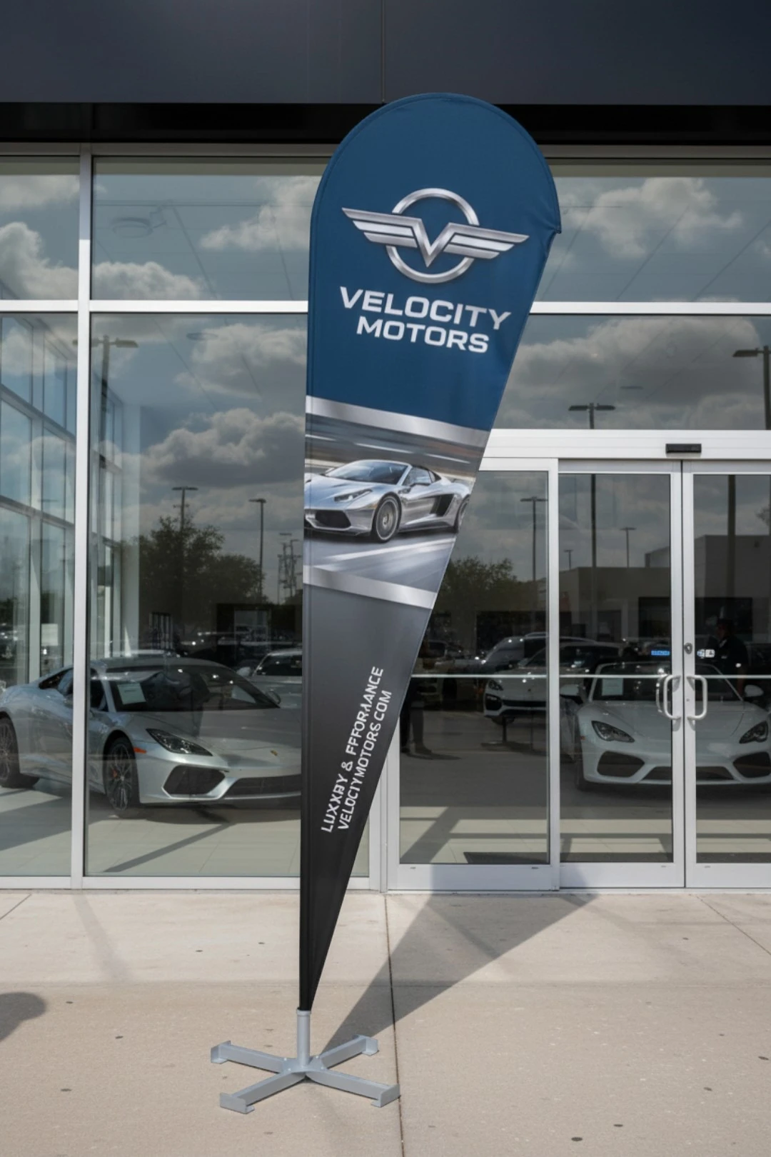 Флаг Капля 90х340 см#3