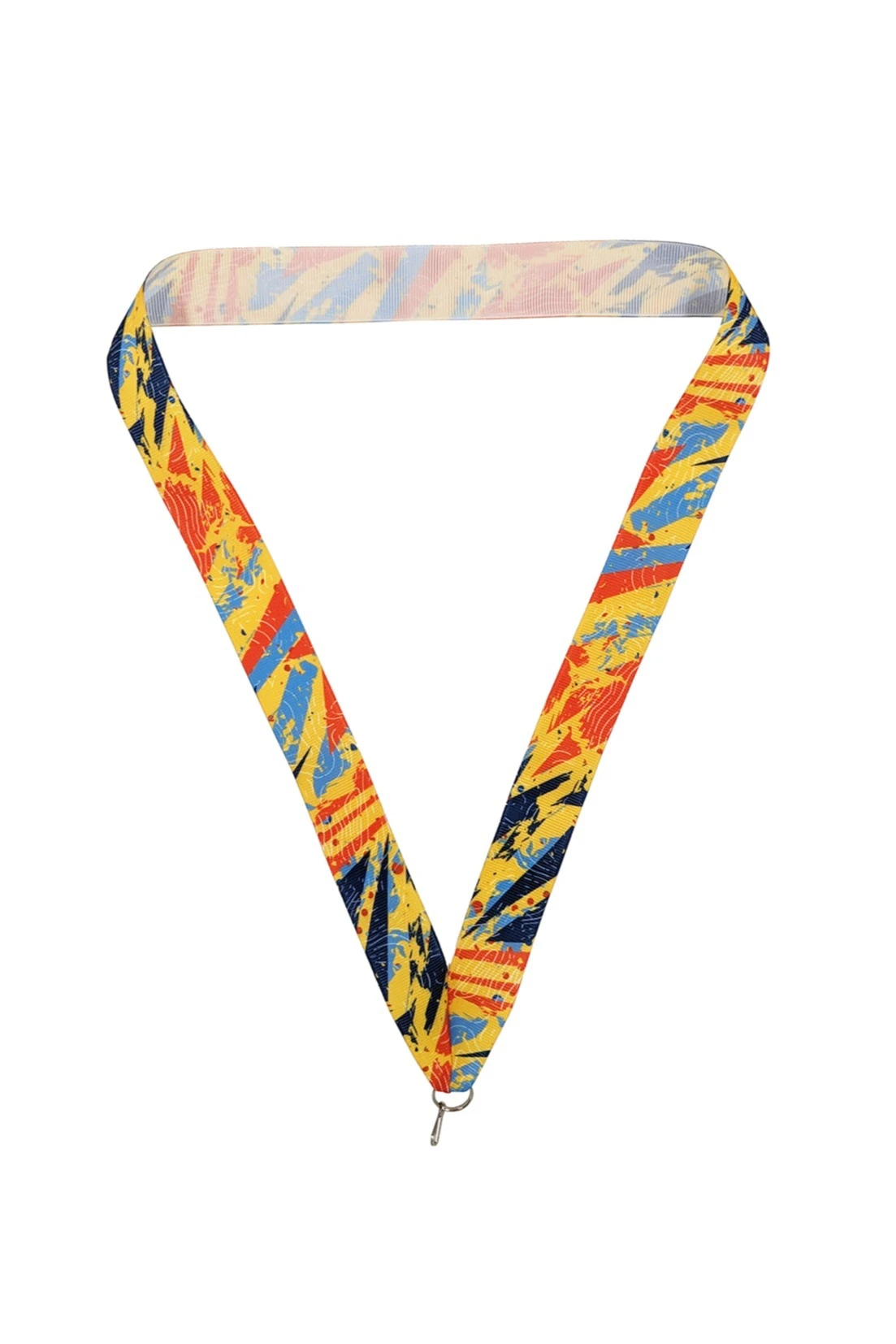 Лента для медали репс ширина 2,5 см с карабином#2