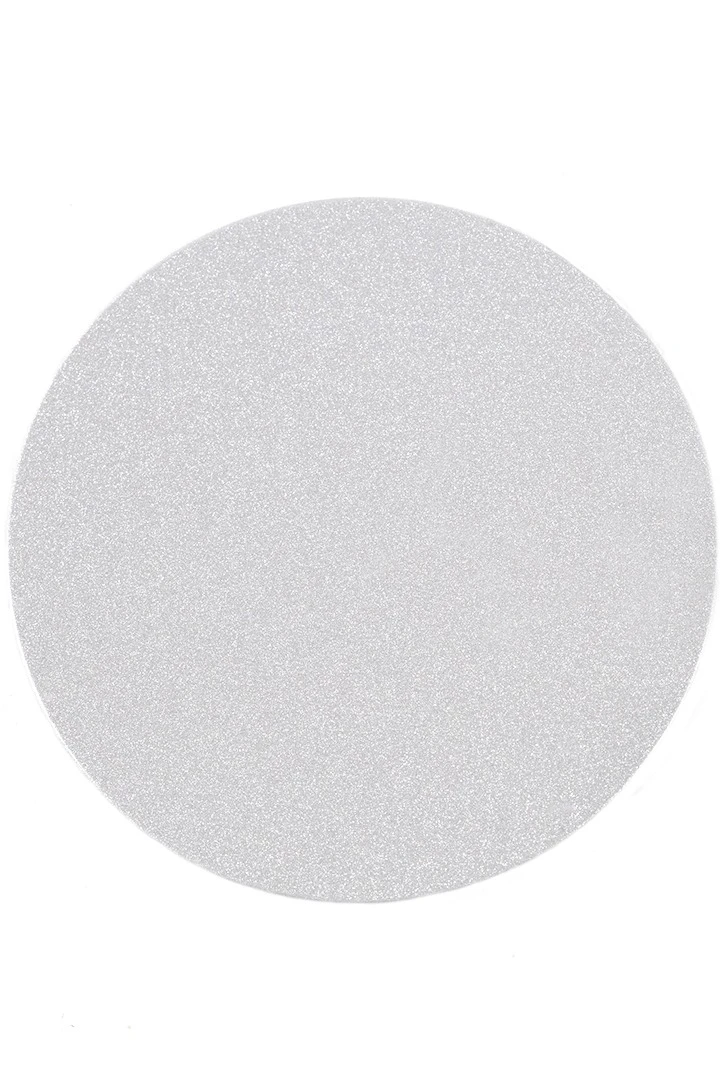 Вкладыш перламутр односторонний 25 мм 0,5 мм 50 шт, серебро