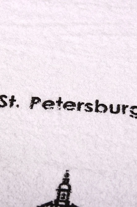 Купить полотенце махровое 50х90 с вышивкой "St. Peterspurg"