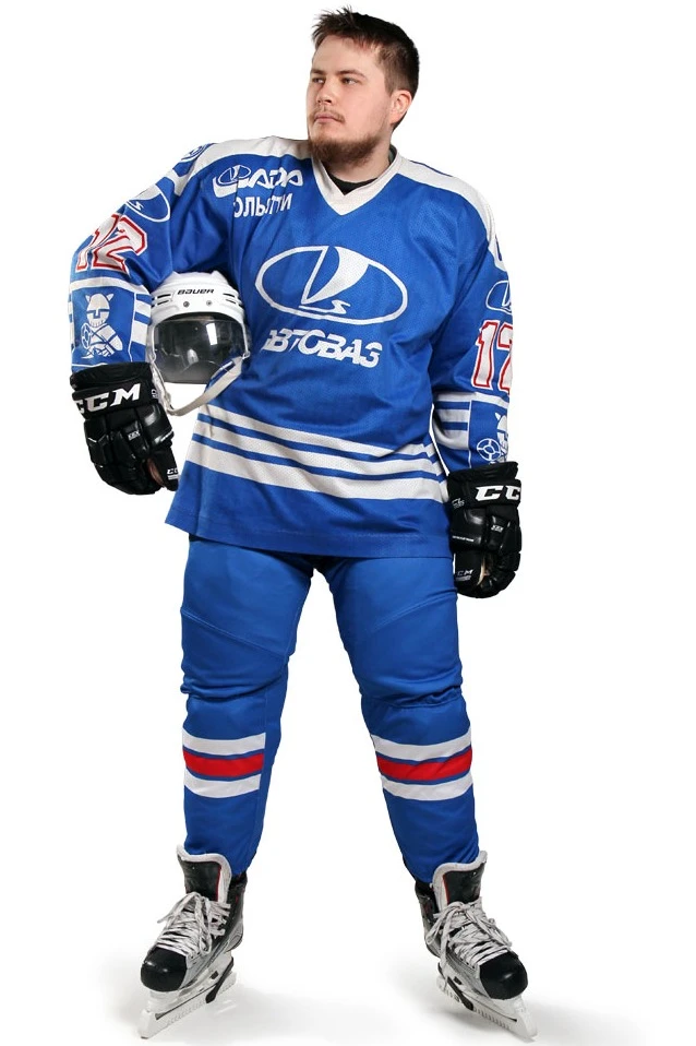 Гетры Шайба хоккейные взрослые с полной запечаткой "AvtoVAZ"#4