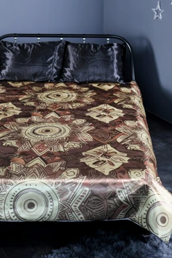 Покрывало печатное однослойное без оборок 145х220 см Покрывало печатное однослойное без оборок 145х220 см