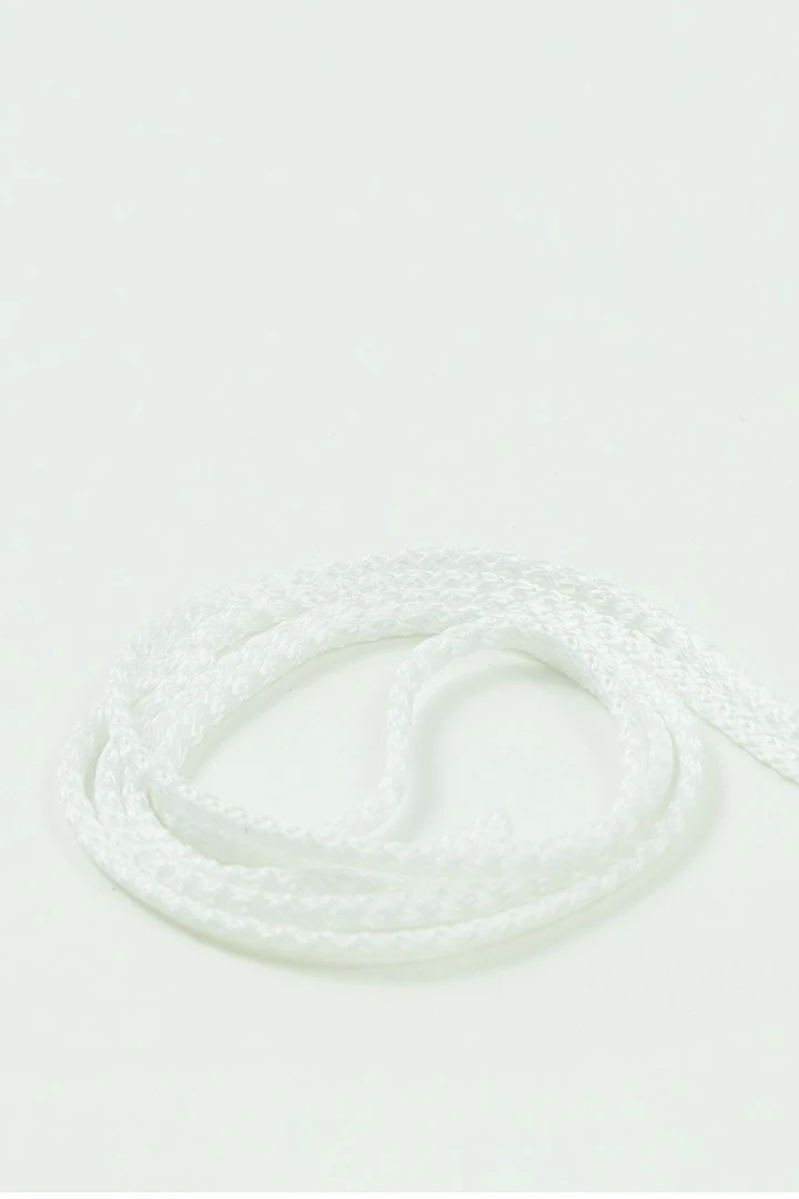 Шнур круглый с сердечником 100% ПЭ, 5 мм белый#3