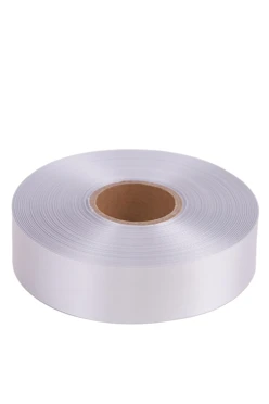 Купить ленту сaтин шириной 30 мм, однотонную серую