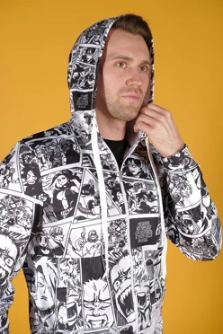 Спортивный костюм Юнайт унисекс из футера с полной запечаткой "Comix"#2