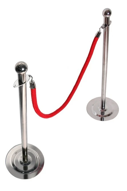 Канат для мобильной стойки ограждения под серебро#1