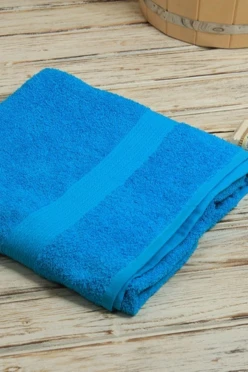 Купить полотенце махровое 70х140 см, бирюзовое