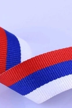 Лента триколор 25 см, шириной 3,5 см#1
