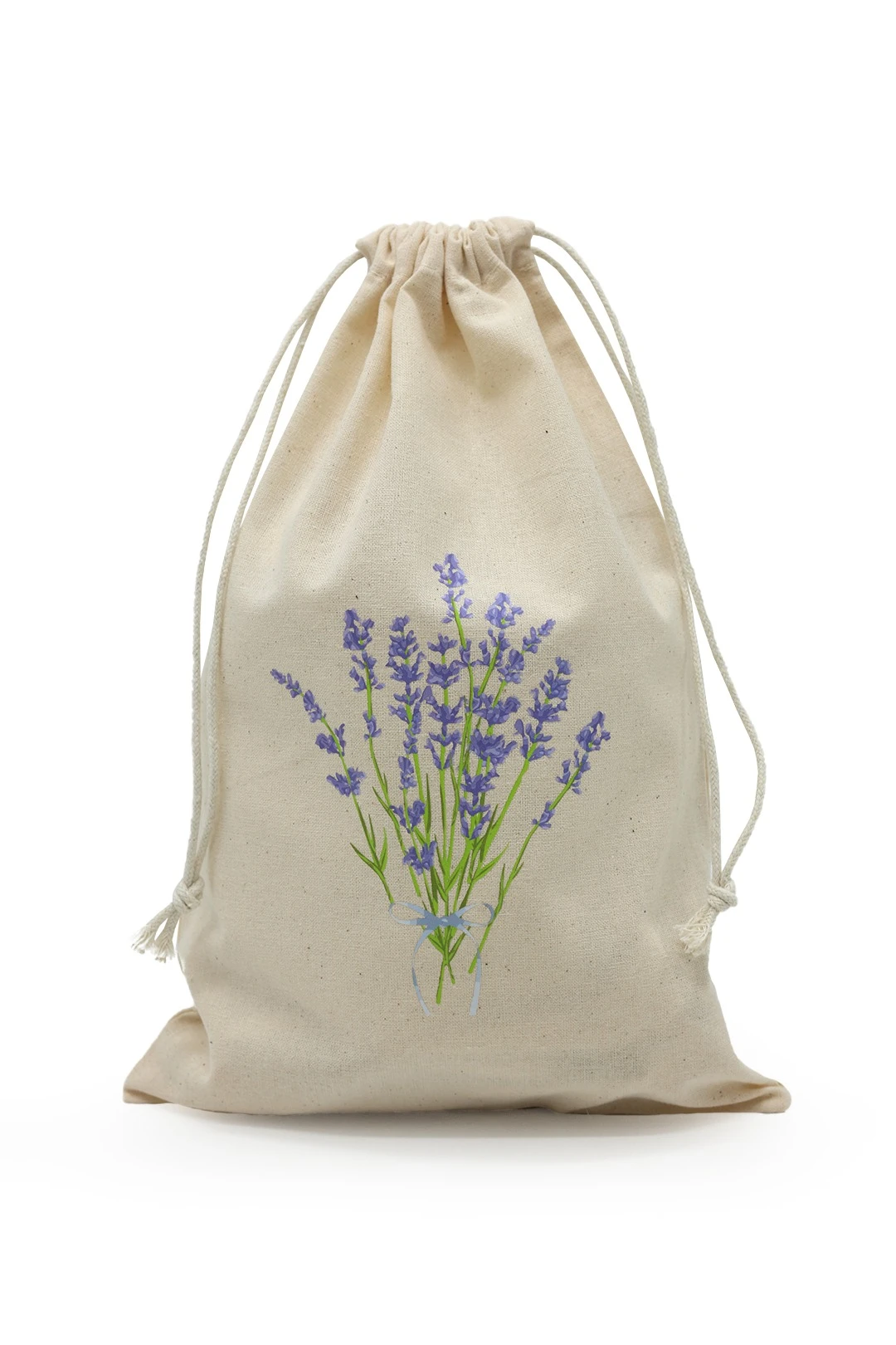 Мешочек из суровой бязи 20х30 см "Lavanda"#1