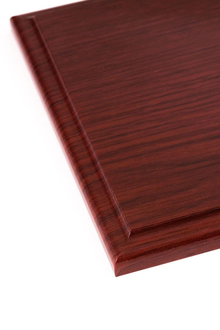 Плакетка 20х25 см без нанесения (профиль О), красное дерево#2