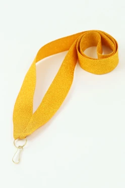 Купить ленту для медали репс металлик ширина 2,2 см, с карабином, золото