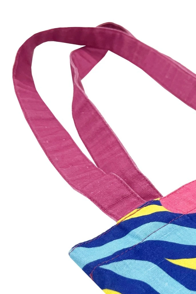 Сумка Айрис из льна, с печатью#3