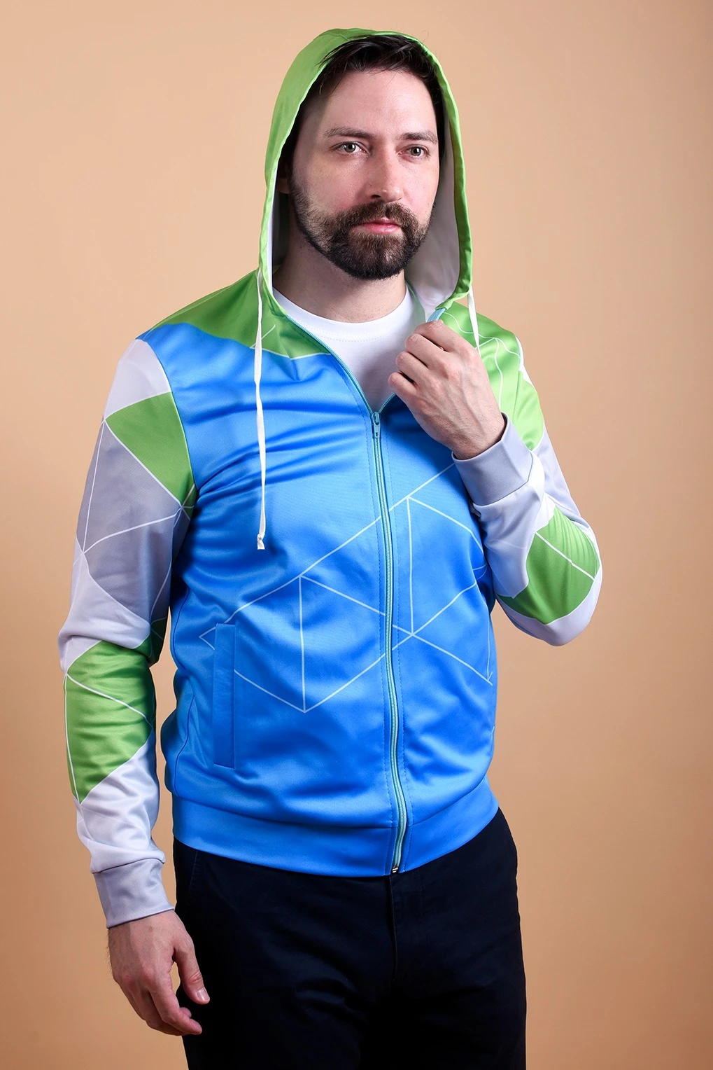 Купить Балахон Ронни унисекс с полной запечаткой "Reams"