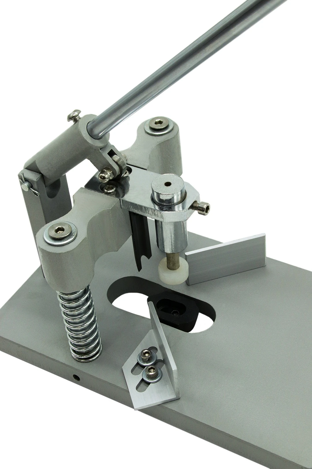 Купить обрезчик углов для металла настольный механический со сменными ножами R6 и R10