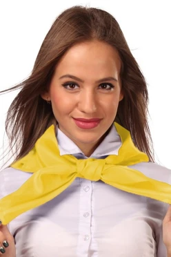 Купить платок Фантазия 80х80 см желтый