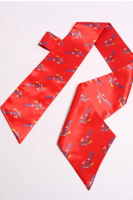 Галстук Лира женский с полной запечаткой "Textile kit"#4