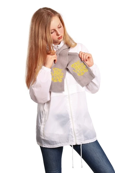 Шарф флисовый однослойный 15х100 см, однотонный "The Whiz Kids"#3