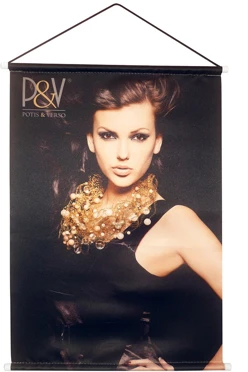 Купить постер из полиэстера 30х40 см клемм-шина 8 мм