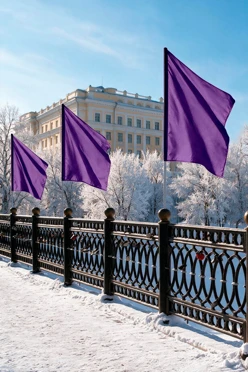 Купить флаг расцвечивания 90х135 см, фиолетовый