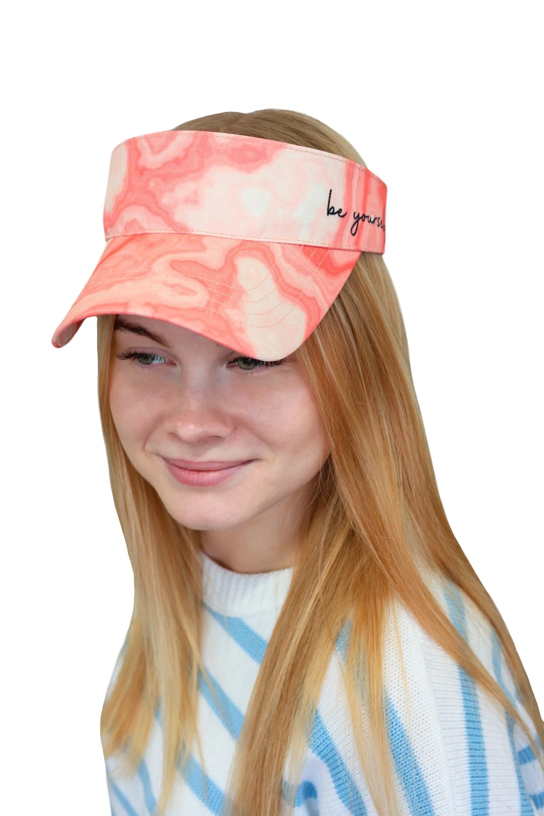 Козырек Софт на липучке с полной запечаткой (полиэстер) "Be yourself"#1