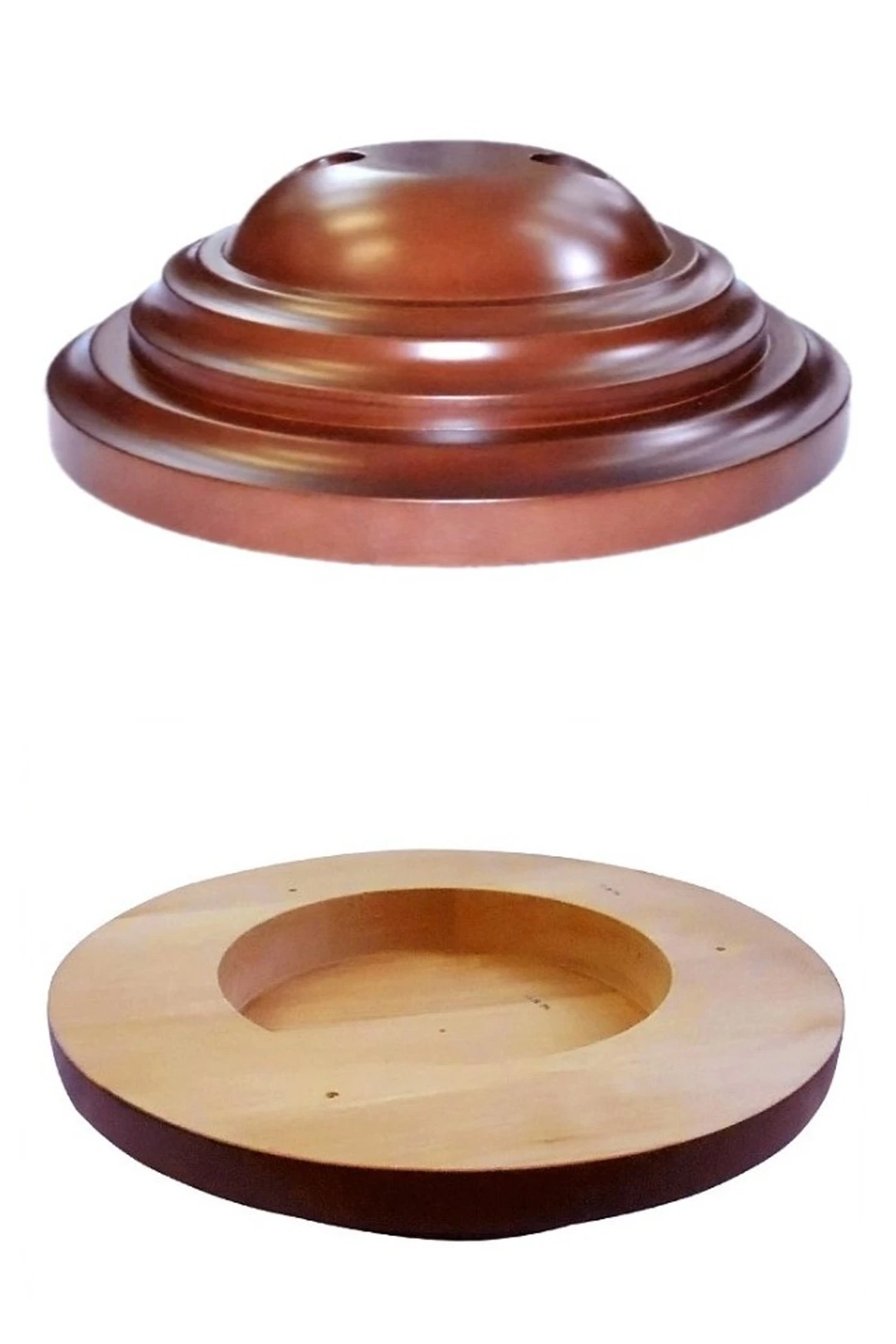 Основание деревянное Блин 2 штока, бук#1