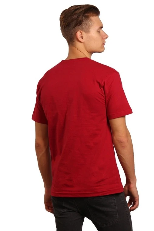 Купить футболку Премиум унисекс бордовую